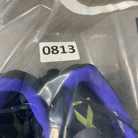 Adidas X Speedflow.4 Turf Soccer Shoes Size 8 Black & Blue Synthetic Mens - Picture 9 of 9